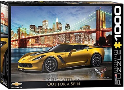 2015 Corvette Z06 Out For A Spin 1000-teiliges Puzzle 680 mm x 490 mm