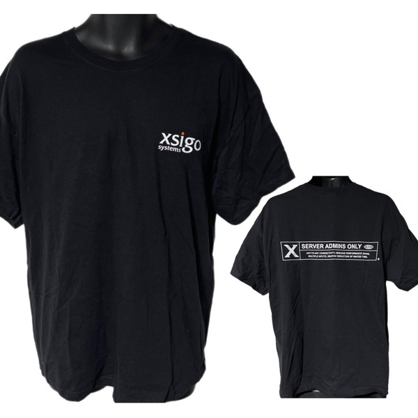 Camiseta De Colección Xsigo Systems Servidor Informático Solo Administradores Talla XL