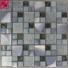 Pâte de Verre Mosaïque Carrelage En Aluminium 30x30 1m ² 8mm
