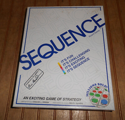NEW Sequence Full Size Board Game Complete 1995 Original 8002 SEALED