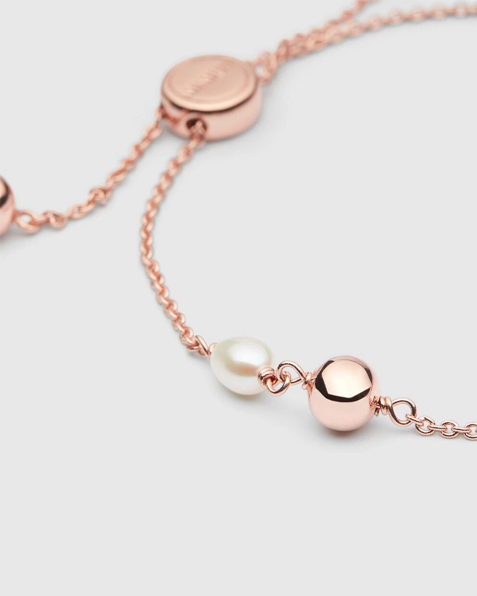 Mimco Mim Charmed Wrist Bracelet in Rose Gold Adjustable Brand New with Tags