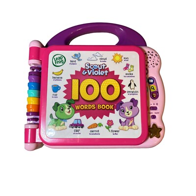 LeapFrog Pink Scout And Violet 100 Words Book Children s Learning Toy leapfrog-pink-scout-and-violet-100-words-book-children-s-learning-toy