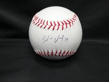 Will Vest Hand Signed Baseball Detroit Tigers MLB