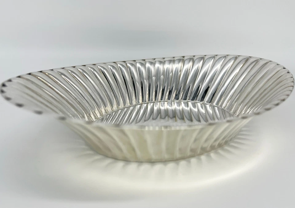 Cuenco de verduras ovalado American 1949 925 de plata esterlina Reed & Barton Jubilee X300 Foto 3 de 4