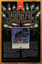 1987 TSR Gammarauders Board Game Vintage Print Ad/Poster Sci-Fi Fantasy