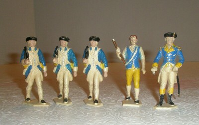 revolutionary war plastic soldiers