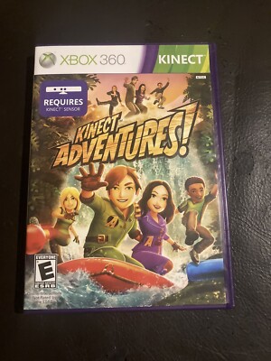 Kinect Adventures Xbox 360 Game Used Requires Kinect Sensor /manual is included
