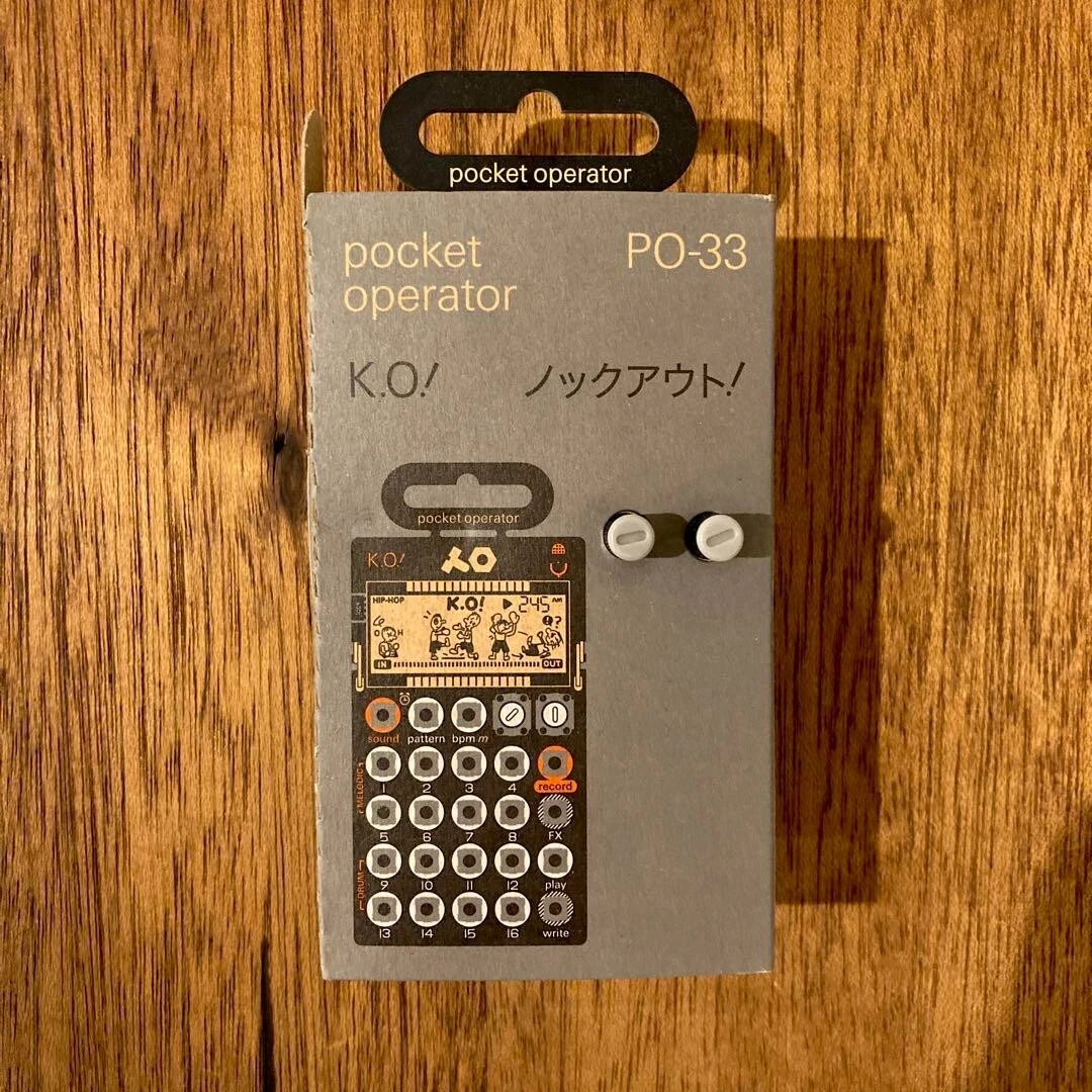 Teenage Engineering PO-33 KO Pocket Operator Knockout Sound Sampler TE010AS033