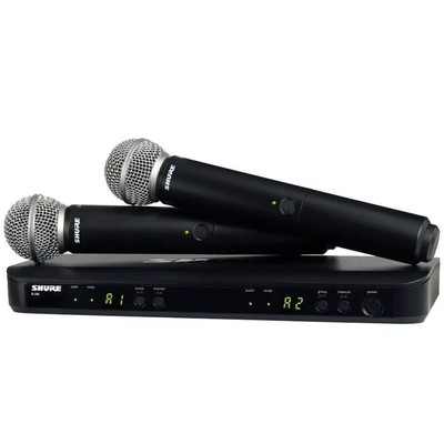 Shure BLX288/SM58 Wireless Dual Vocal System with two SM58 Microphone J11 Band