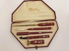 ANTIQUE OSMIA PEN KNIFE PENCIL SEAL VERY RARE BAKELITE SUPER RARE OLD SET OSMIA
