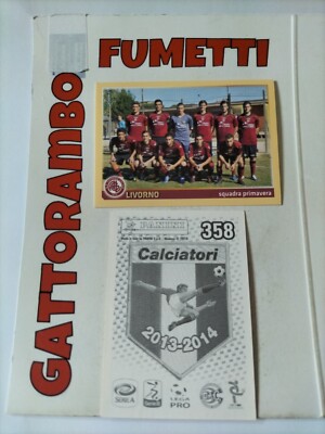 Footballers No.358 Spring Team Livorno New - Year 2013-2014 Panini