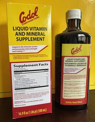 Codol Liquid Dietary Supplement 16.9 Fl oz  Builds Resistance & Boosts Strength