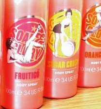  SOAP AND GLORY  "ASSORTED" BODY SPRAYS 3.3 fl oz  RARE   DISCONTINUED  