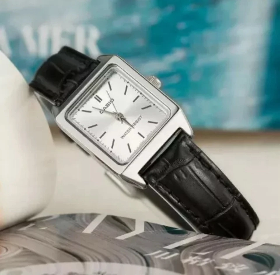 Casio LTP-V007L-7E1U Women Black Leather Vintage Watch New With Box Fast Postage - image 3 of 4