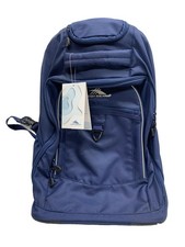 High Sierra 53990-3404 Chaser Wheeled Laptop Backpack Multi-pocket True Navy