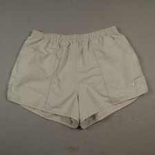 Vintage 80s Adidas Running Shorts Men's Large Grey Trefoil Made in USA Dacron