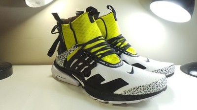 NIKE 2018 AIR PRESTO MID ACRONYM AH7832-100 DYNAMIC YELLOW 12 FORCE MAX DUNK 1