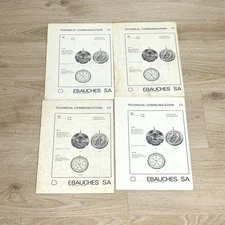 Vintage FHF Watch Technical Communication Booklets Watchmaker 905 908