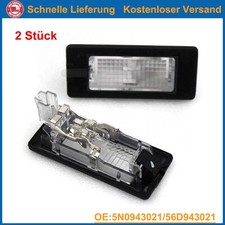 2 Stück 56D943021 Kennzeichenleuchte 5N0943021 Für Golf Passat Polo Jetta Tiguan