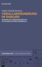 Schmidt-Brcken - Verallgemeinerung im Diskurs - New hardback or cased - X555z
