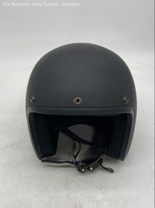 Daytona Cruiser Black 3/4 Open Face Protective Motorcycle Helmet Size Large