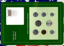 Coin sets of all nations East Germany GDR  UNC 1979-1981 5 Mark KM29 1981 30K