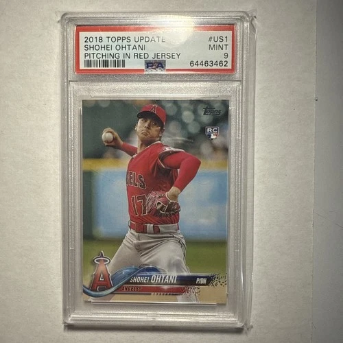2018 Topps Update #us1 Shohei Ohtani RC PSA 9