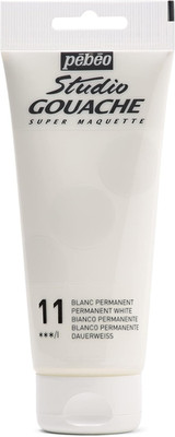 100 ml Studio Gouache, Permanent White, 290011