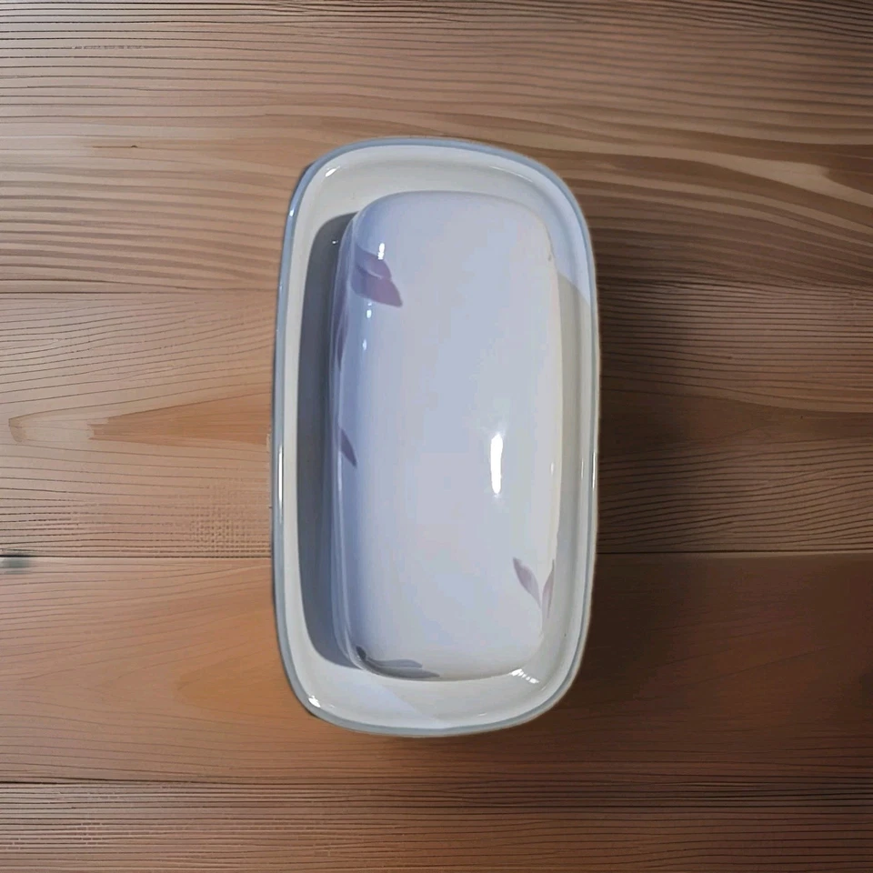 Набор фарфоровых масляных тарелок с крышкой и подносом Studio Nova Tender Bloom Y2325 Таиланд - Изображение 2 из 4