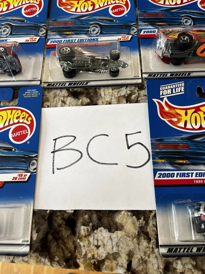 Mattel Hot Wheels 2000 First Editions #9-16 Phantastique Ferrari 333 Surf Crate - Image 2 of 4