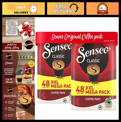 Medium Roast Coffee Pods 96 Count - Smooth Balanced Flavor, Rich Crema, Single-S
