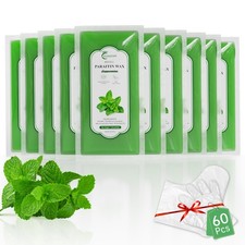 Paraffin Wax Refills-10 Pack Peppermint Scented Paraffin Wax for Hand and Fee...