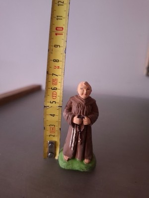 ANTIKER SANTON MARCEL CARBONEL, (CA. 7 CM), DIE KUR