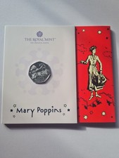 The Royal Mint Mary Poppins 50p Brilliant Uncirculated Coin