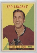 1958-59 Topps Ted Lindsay #63 HOF 0q3
