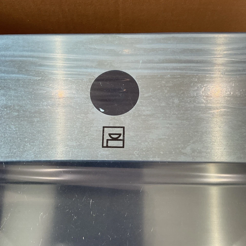 Fregadero de baño Decolav sobre encimera acero inoxidable Crofton 1280-1B Y2 Foto 3 de 4