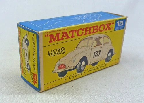 Lesney Matchbox Toys MB15d Volkswagen 1500 ORIGINAL Empty F Type Box