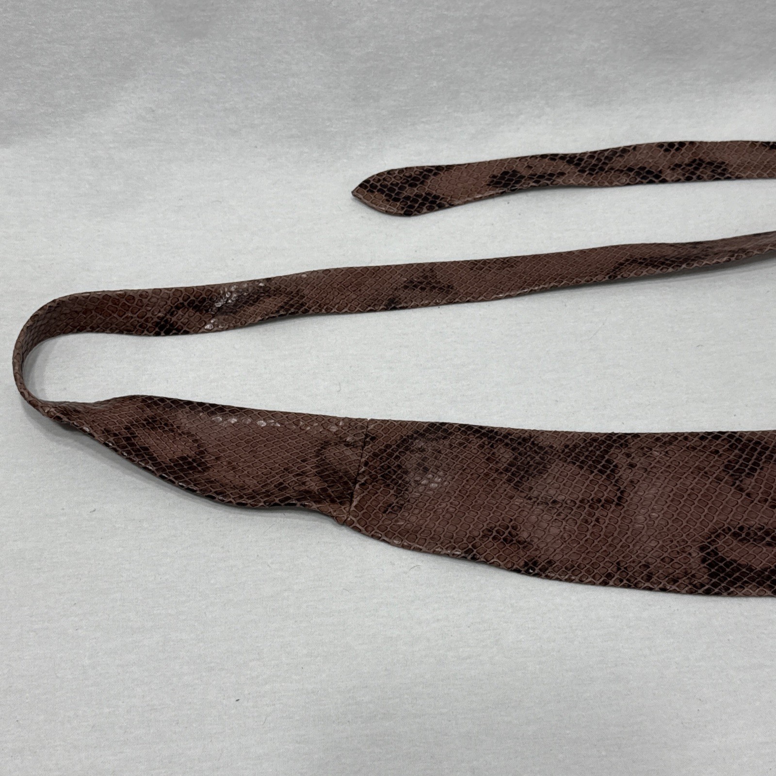 ADA Collection Python Patterned Genuine LEATHER W… - image 2