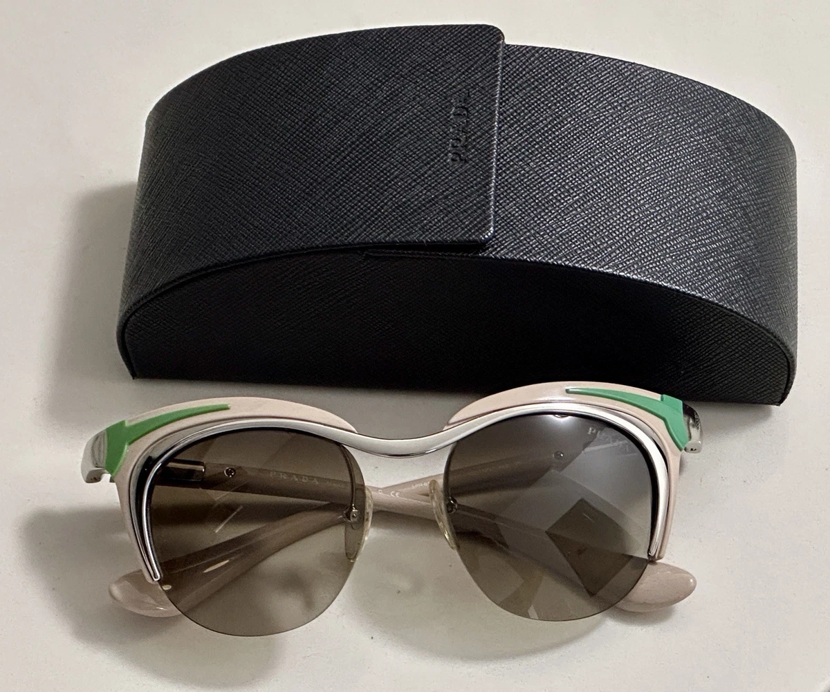 Prada PR20Z Translucent Green Cat-Eye Women\'s Glasses Prada PR20ZV clear , beige frame main image 3