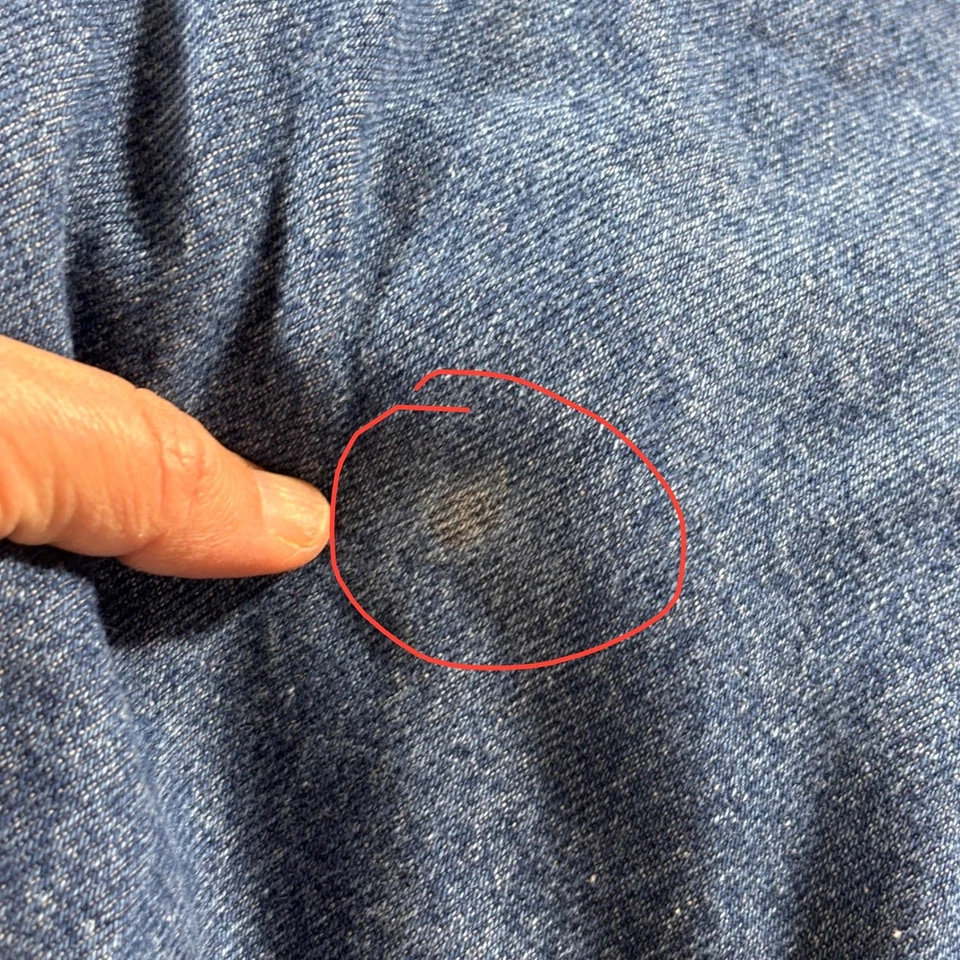 Jeans LL Bean Calce Original Azul Franela a Cuadros Forrados Denim Pierna Recta Mujeres 6 P Foto 2 de 4