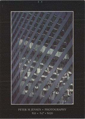 Peter M Jensen Photography Berkeley CA Facilities Advertising postcard RK3