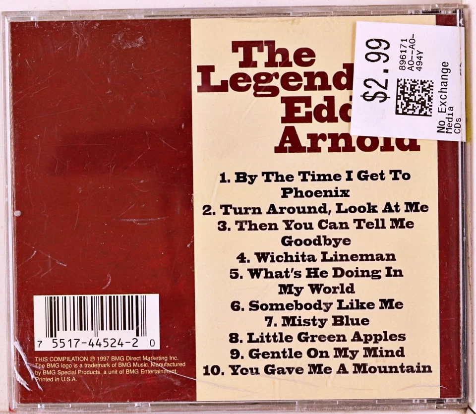 Eddy Arnold - Legendary Eddy Arnold (CD 1997) Foto 2 de 2