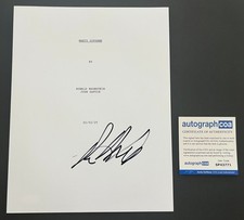 RONALD BRONSTEIN SIGNED MARTY SUPREME MOVIE SCRIPT w/EXACT PROOF & AUTOGRAPH COA