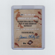 Walking Dead with Sketch Collectable Trading Cards for sale | eBay