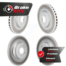 Front Rear Coated Disc Brake Rotors Kit For 2020-2023 Mercedes-Benz GLB250