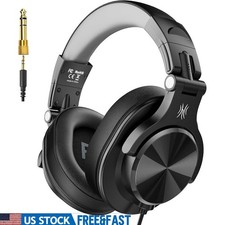 Studio-Grade Headphones 40mm Drivers DJ Monitoring Single-Sided Over Ear Comfort