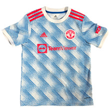 Manchester United 2021/22 Away Football Shirt - adidas - Boys 11-12 Years
