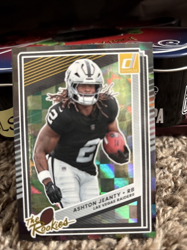 2025 Panini Donruss The Rookies Ashton Jeanty Black 