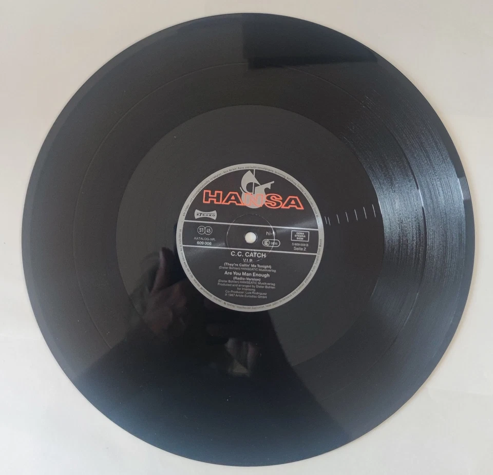 C.C. Catch – Are You Man Enough - Maxi-single 12" Europa 1987 - Immagine 4 di 4