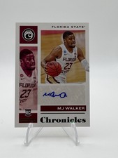 MJ Walker 2021 Panini Chronicles Draft Autograph Auto Rookie RC FSU